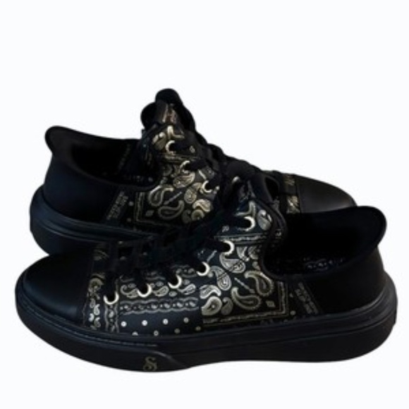 Skechers Mens 10.5 Premium Slip-ins Snoop Dogg One Double G Black Sneakers - Picture 3 of 9